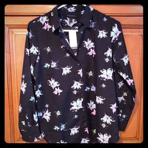 Banana Republic NWT Floral Blouse